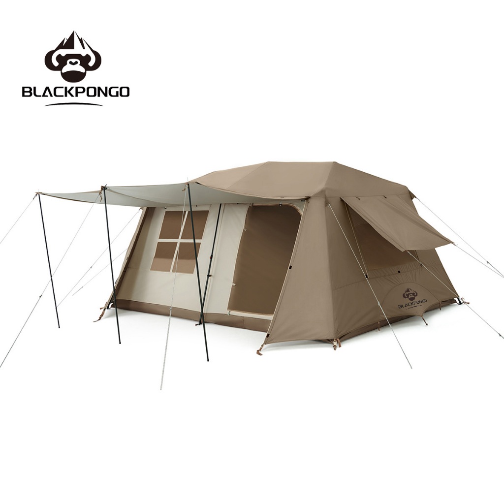 Blackpongo Jupiter 13.0 เต็นท์กันฝนหนากาวเงินอัตโนมัติเต็มรูปแบบเปิดเต็นท์ตั้งแคมป์
