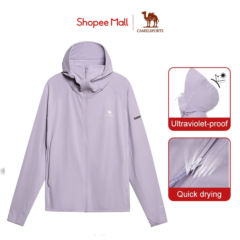 CAMEL SPORTS เสื้อแจ็กเก็ตกันแดด ป้องกันรังสียูวี ระบายอากาศได้ดี เหมาะกับใส่กลางแจ้ง สไตล์สปอร์ต สําหรับผู้หญิง
