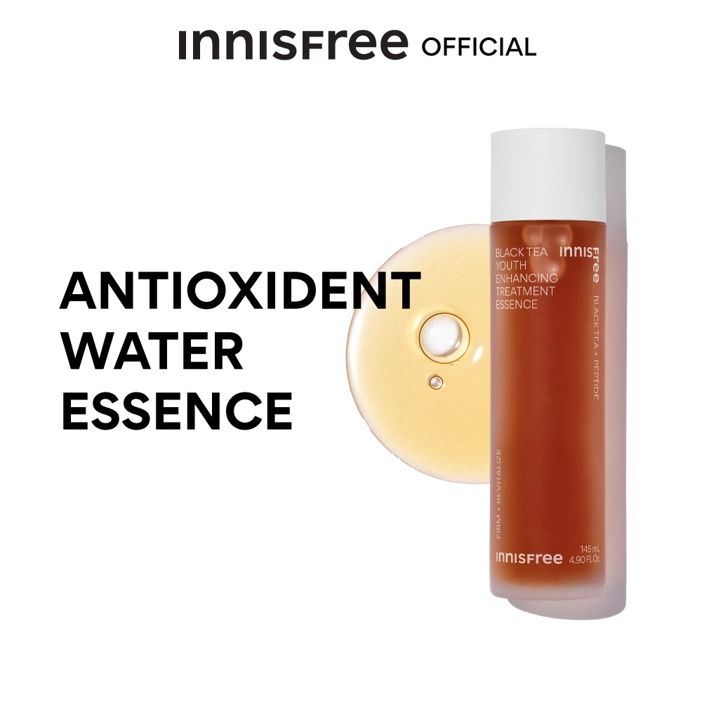 innisfree Black Tea Youth Enhancing Treatment Essence 145 ml อินนิสฟรี เอสเซ้นชาดำ