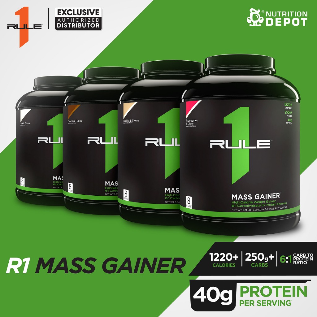 Rule1 Mass Gainer 5.73lb เพิ่มน้ำหนัก