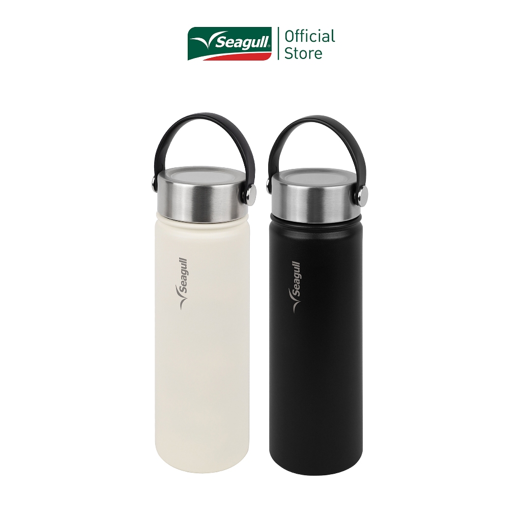 Seagull กระติกน้ำสุญญากาศ แฮนดี้ 0.75 ลิตร มีให้เลือก 2 สี (สีดำ / สีครีม)