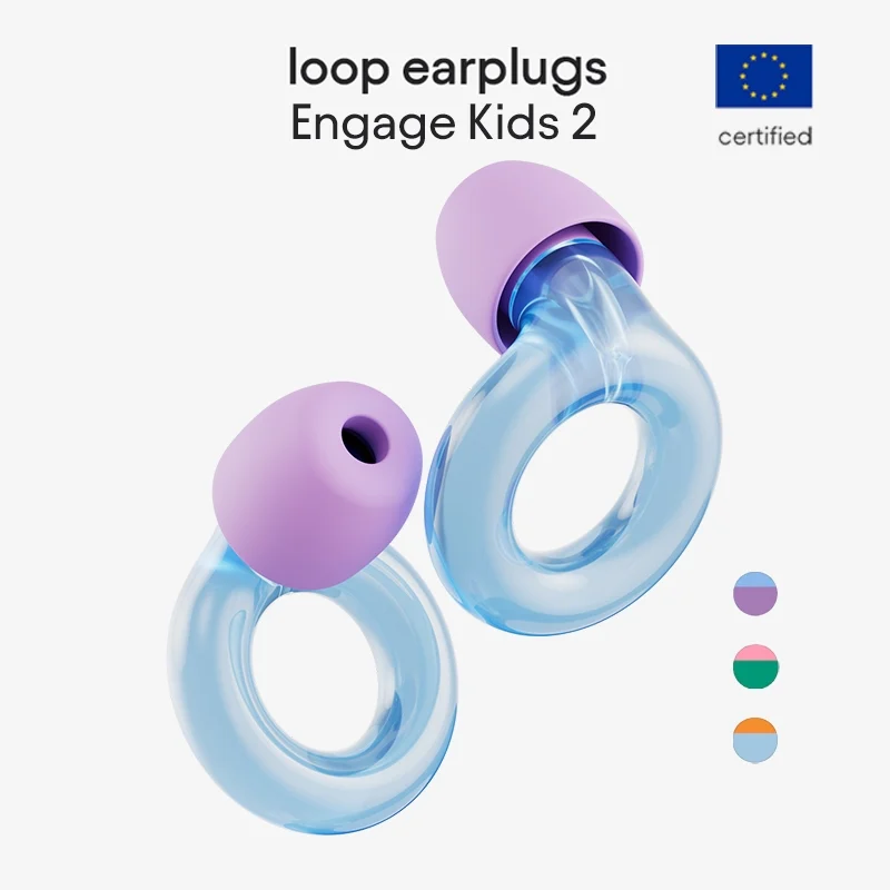 Loop Engage Kids 2 Ear Plugs (6-12yrs) – บรรเทาเสียงรบกวนทุกวันแบบใช้ซ้ําได้สําหรับเด็ก | ที่อุดหูสําหรับเด็กสําหรับโฟกัส ความวิตกกังวล ความเครียด โรงเรียน บ้าน เวลาเล่น – ปลั๊กหูลดเสียงรบกวน 16 ฐานข้อมูล