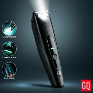 GQ Light Shaver™ เครื่องโกนตกแต่งขนผู้ชายพร้อมไฟฉายส่องที่ลั