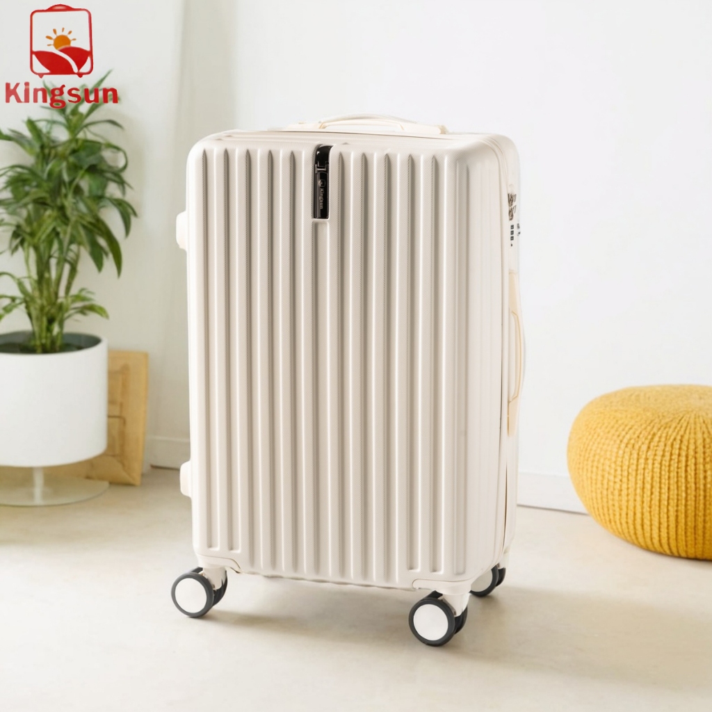 [รับประกัน5ปี] Kingsun กระเป๋าเดินทางเฟรมซิป ABS+PC ขนาด 20/24/28 นิ้ว KS219/KS155/T01
