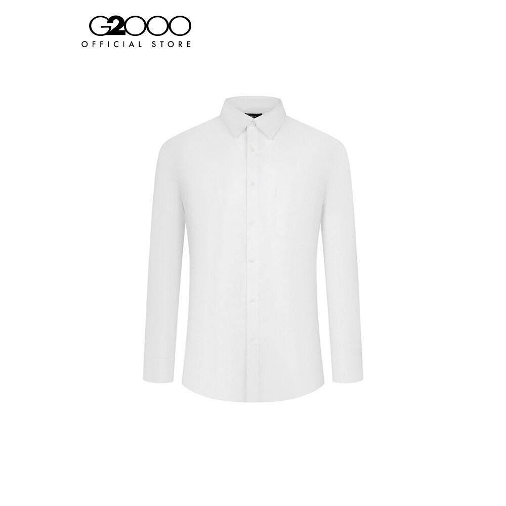 G2000 เสื้อเชิ้ตผู้ชาย ทรงสมาร์ทฟิต (SMART FIT) รุ่น 2112101200 WHITE