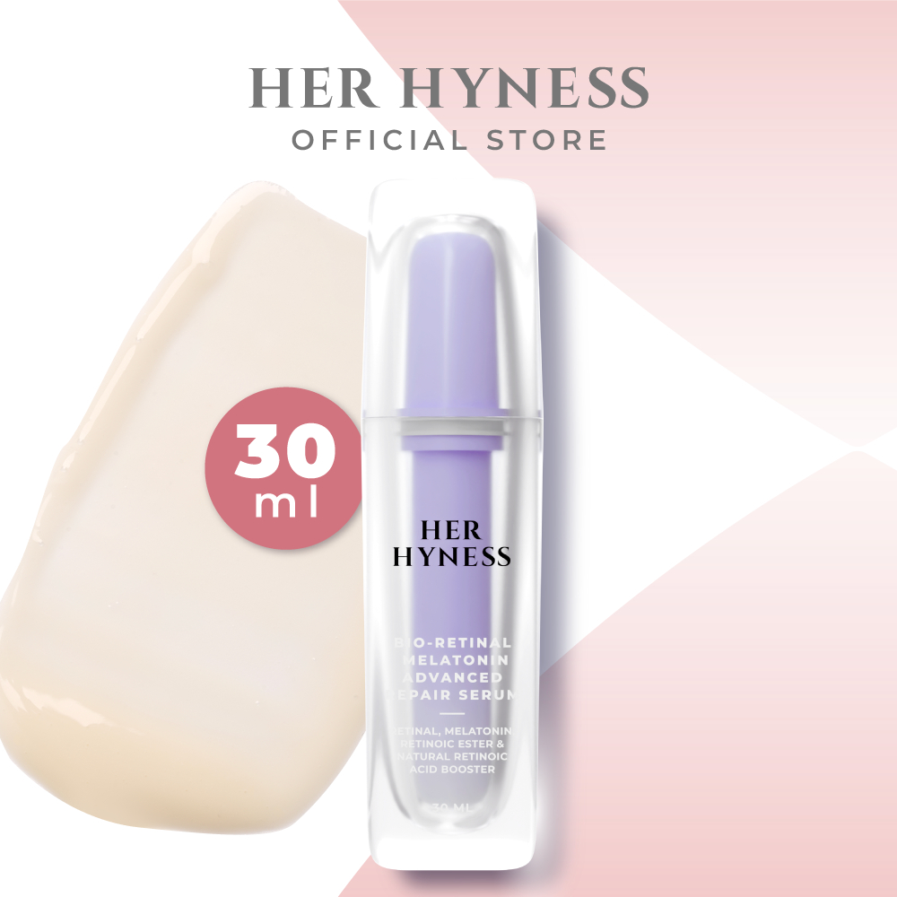 HER HYNESS BIO-RETINAL MELATONIN ADVANCED REPAIR SERUM 30 ML ไบโอ-เรติแนล 30 มล.
