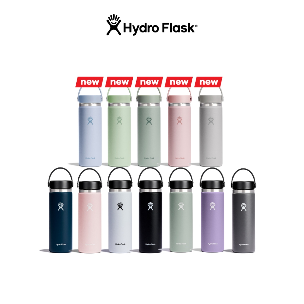 HYDRO FLASK รุ่น WIDE MOUTH 2.0 20 OZ กระติกน้ำสูญญากาศ เก็บความเย็น เก็บความร้อน เก็บอุณหภูมิ กระบอกน้ำ แก้ว ของแท้