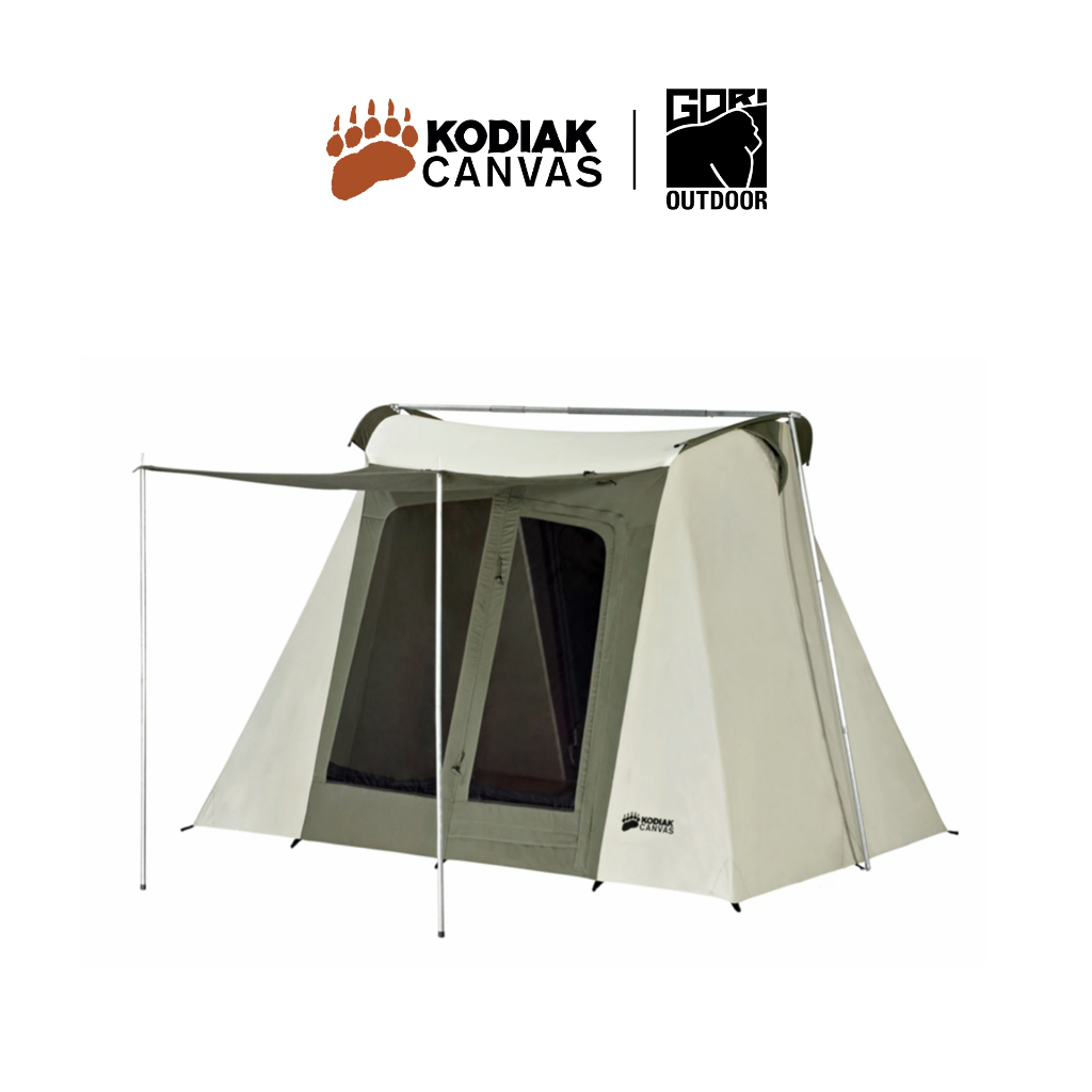 Kodiak Canvas 9x8 ft. Flex-Bow Canvas Tent Deluxe (รุ่น 2025) เต็นท์ผ้าแคนวาส