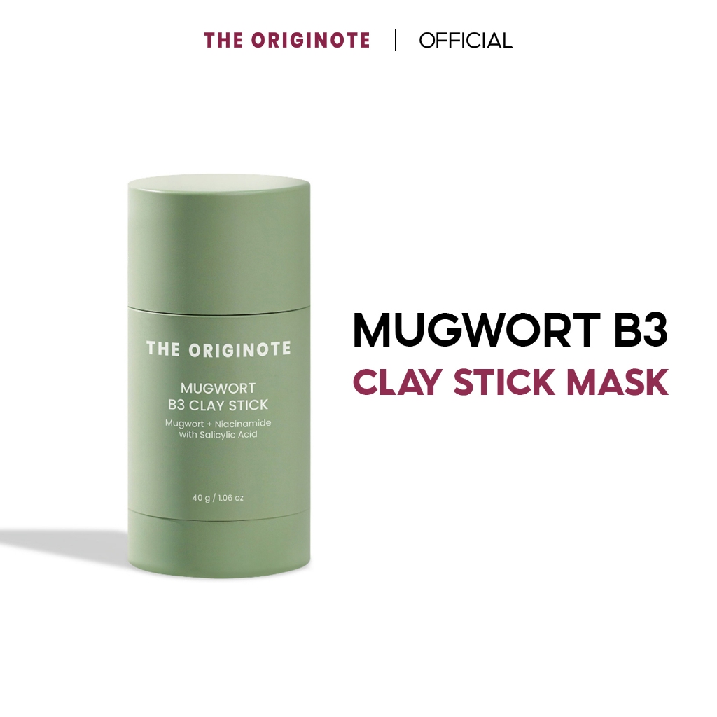 The Originote Mugwort B3 Clay Stick Mask มาสก์หน้าจิงจูฉ่าย ช่วยรักษาสิว และช่วยให้ผิวกระชับ